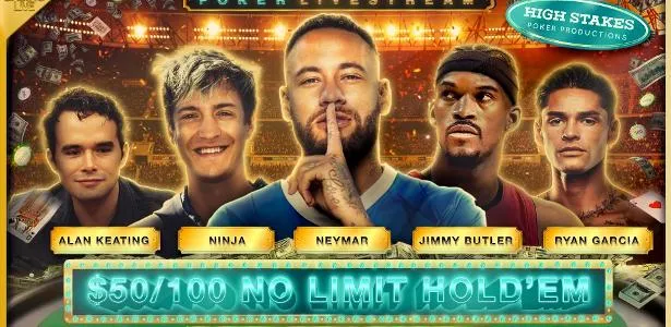 Neymar é anunciado em torneio de poker que também terá Jimmy Butler