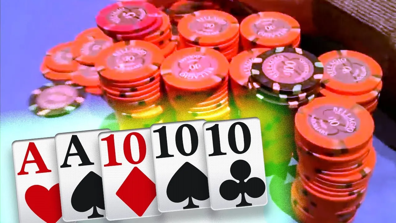 MASSIVE POT With Full House (High Stakes Poker) - YouTube