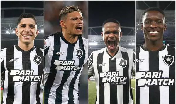 Quarteto ofensivo ideal do Botafogo tem menos de um tempo jogando junto   botafogo   ge
